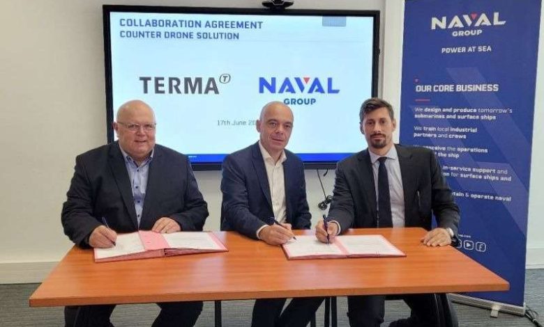 Naval Group and TERMA Group Join Forces to Develop Cutting-Edge Counter-Drone System