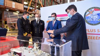 Naval Group lays the keel for the first mine countermeasure vessel of the Belgian-Dutch rMCM program