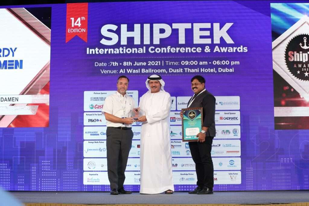 Albwardy Damen at ShipTek Awards