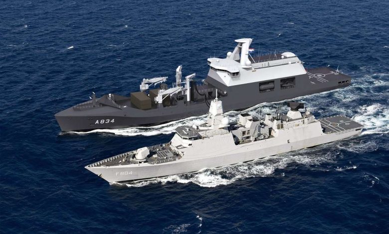 Damen Shipyards Galati lays keel of Combat Support Ship