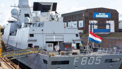 Damen Shiprepair Amsterdam readies HNLMS Evertsen for voyage to Japan