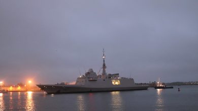  First sea trial for the FREMM DA Lorraine, the tenth and last of the multi-mission frigate series 