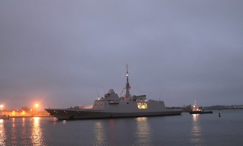  First sea trial for the FREMM DA Lorraine, the tenth and last of the multi-mission frigate series 