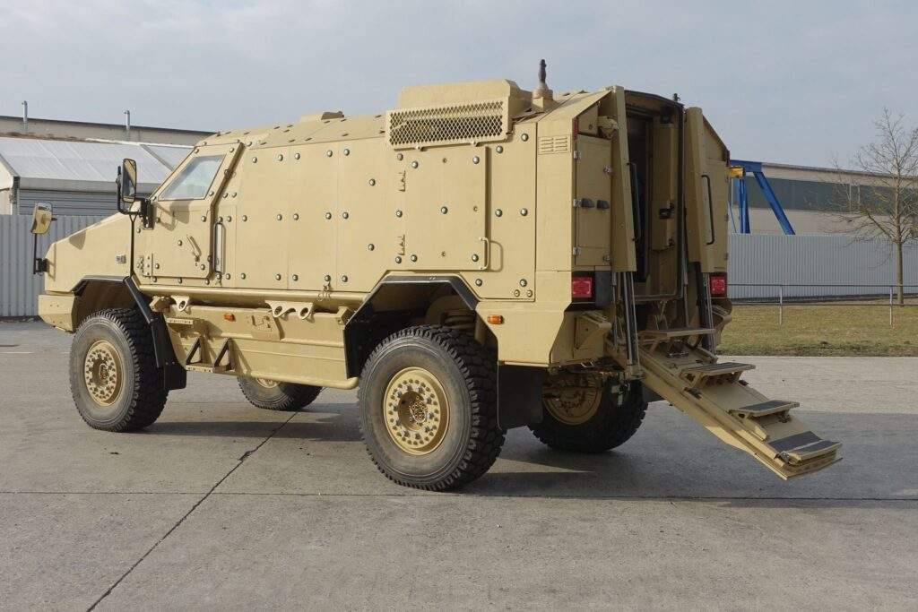 Dingo 3 armored vehicle