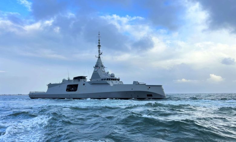 The first defence and intervention frigate (FDI) Amiral Ronarc’h begins sea trials
