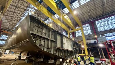 Naval Group lays the keel of HS Formion, third defence and intervention frigate (FDI) for the Hellenic Navy