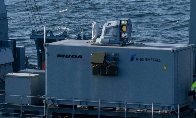 Bundeswehr successfully concludes laser weapon trials at sea