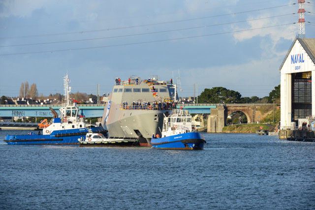 Naval Group launches the first Gowind® corvette for the United Arab Emirates Navy