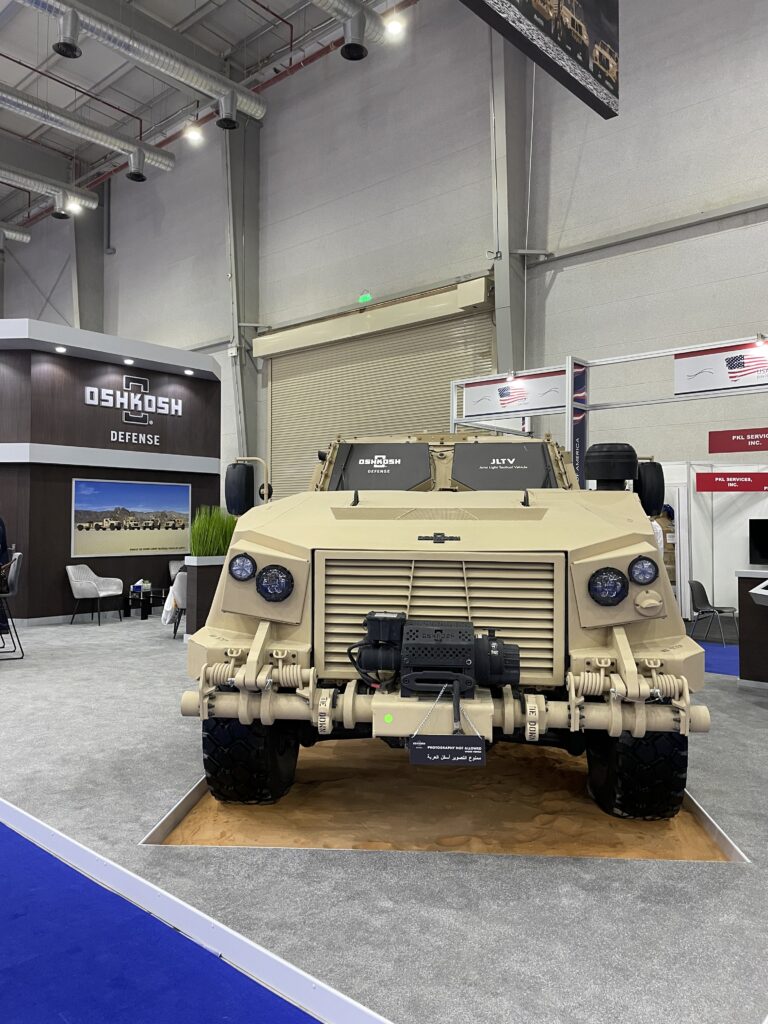 Oshkosh Defense JLTV at World Defense Show