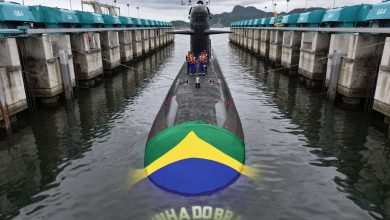 Launching of the Tonelero: the third Brazilian Scorpène® submarine entirely made in Brazil