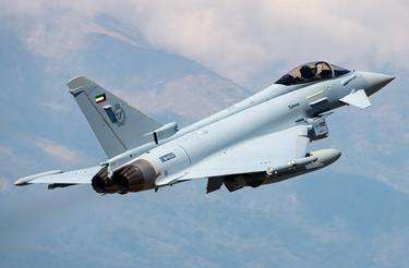 Eurofighter landing sequence