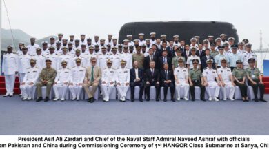 PAKISTAN NAVY BOLSTERS MARITIME DEFENCE WITH COMMISSIONING OF 1ST HANGOR CLASS SUBMARINE IN CHINA